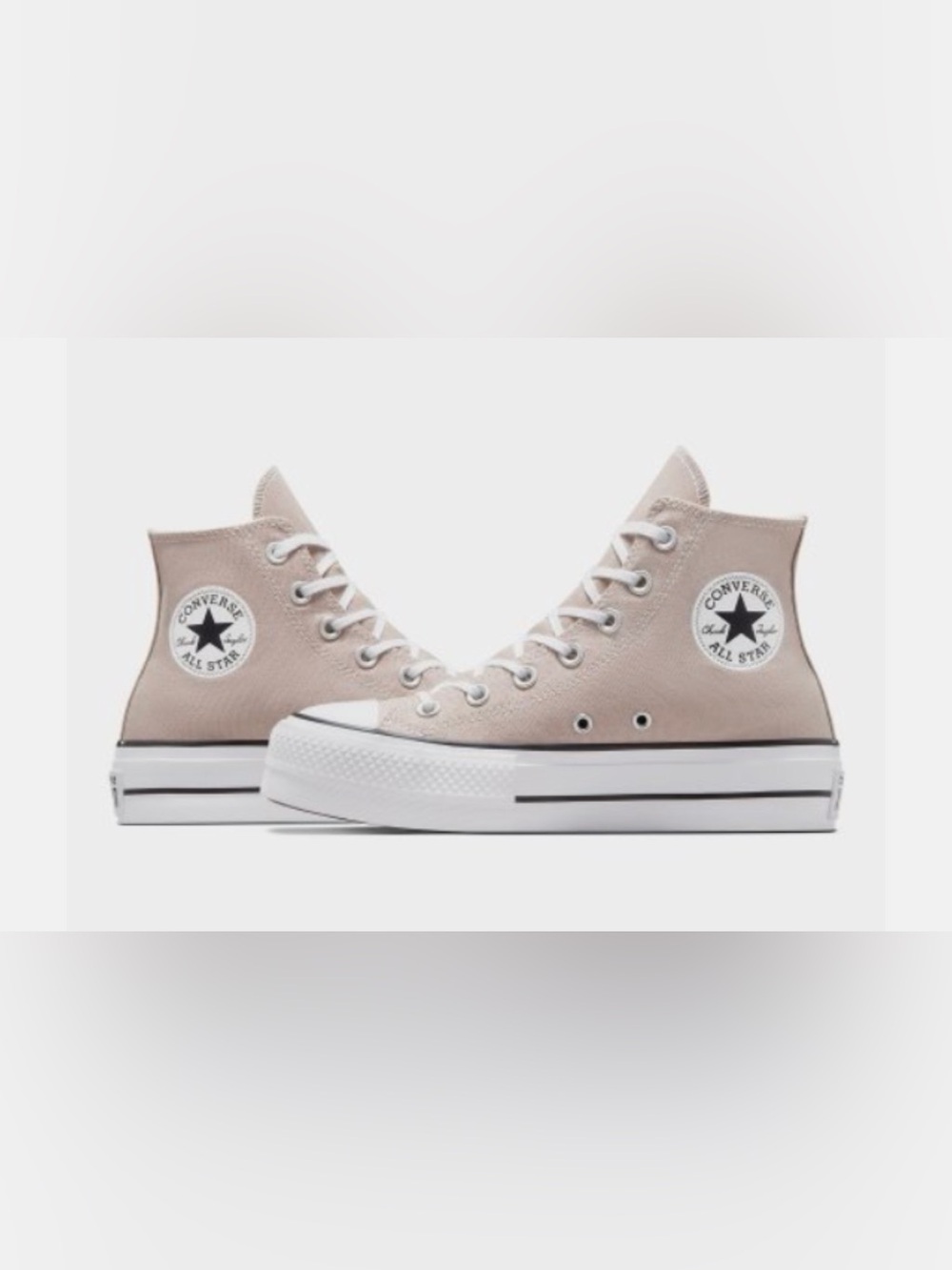 Converse All Star High Top Sneakers - Wonder Stone Color Sz 5.5 Women’s Like New